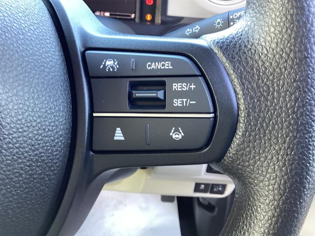 Ｎ－ＢＯＸ ベースグレード　ＨｏｎｄａＳＥＮＳＩＮＧ　アダプティブクルーズコントロール　電子パーキング　左パワースライドドア　スマートキー　プッシュスタート　アイドリングストップ　ＬＥＤヘッドライト　ステアリングスイッチ（8枚目）