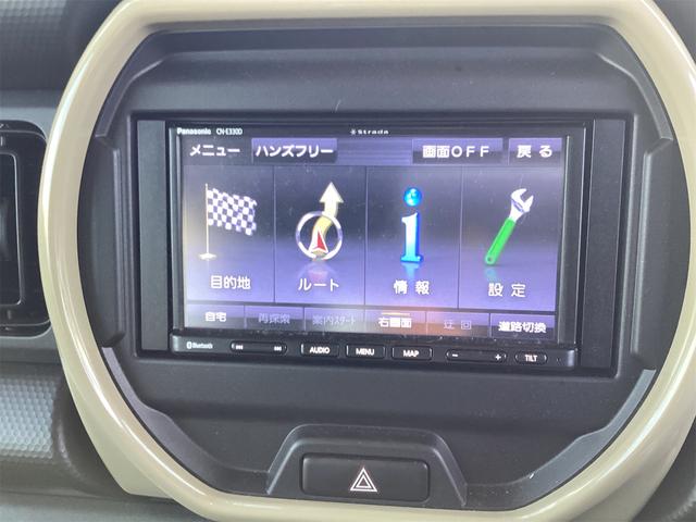ハスラー ハイブリッドＧ　ＥＴＣ　ナビ　ＴＶ　クリアランスソナー　レーンアシスト　衝突被害軽減システム　オートライト　スマートキー　アイドリングストップ　電動格納ミラー　シートヒーター　ＣＶＴ　ＥＳＣ　エアコン（8枚目）