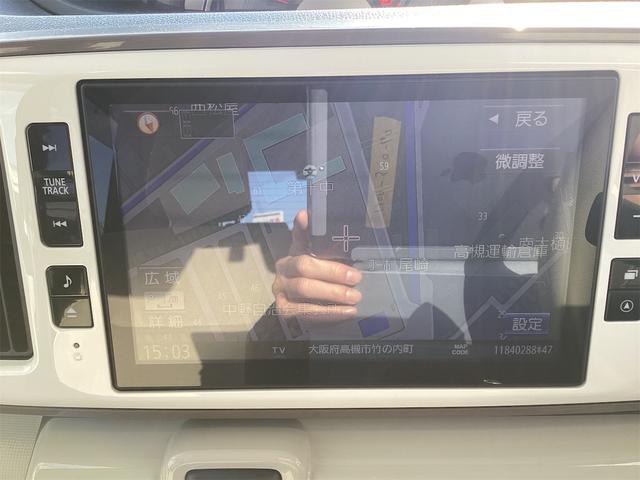 ムーヴキャンバス Ｇメイクアップリミテッド　ＳＡＩＩＩ　ＥＴＣ　全周囲カメラ　両側電動スライドドア　ナビ　ＴＶ　クリアランスソナー　衝突被害軽減システム　オートマチックハイビーム　オートライト　スマートキー　アイドリングストップ（9枚目）