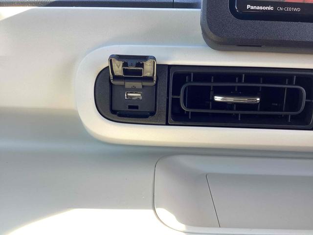 ムーヴキャンバス ストライプスＧ　全周囲カメラ　両側電動スライドドア　ナビ　ＴＶ　クリアランスソナー　衝突被害軽減システム　オートライト　スマートキー　アイドリングストップ　電動格納ミラー　シートヒーター　ベンチシート　ＣＶＴ　ＥＳＣ（25枚目）