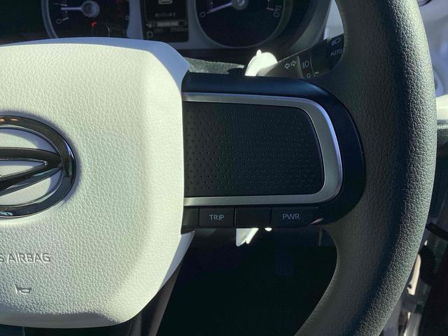 ムーヴキャンバス ストライプスＧ　全周囲カメラ　両側電動スライドドア　ナビ　ＴＶ　クリアランスソナー　衝突被害軽減システム　オートライト　スマートキー　アイドリングストップ　電動格納ミラー　シートヒーター　ベンチシート　ＣＶＴ　ＥＳＣ（27枚目）