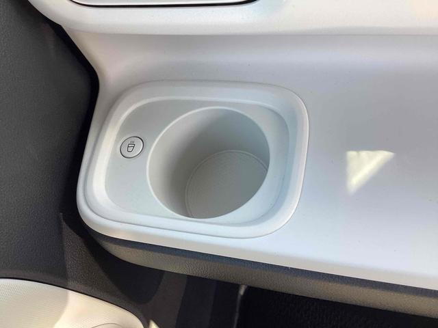 ムーヴキャンバス ストライプスＧ　全周囲カメラ　両側電動スライドドア　ナビ　ＴＶ　クリアランスソナー　衝突被害軽減システム　オートライト　スマートキー　アイドリングストップ　電動格納ミラー　シートヒーター　ベンチシート　ＣＶＴ　ＥＳＣ（49枚目）