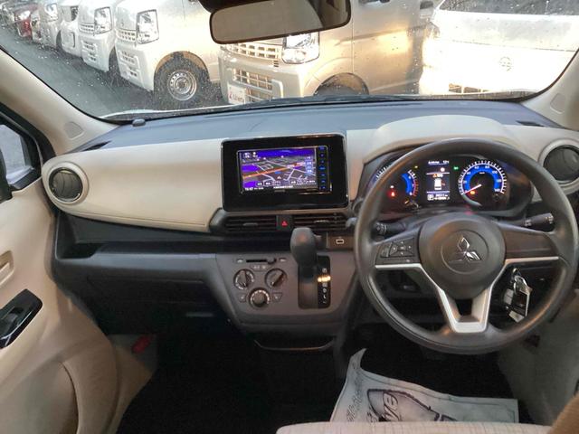 ｅＫワゴン Ｍ　ＥＴＣ　バックカメラ　ナビ　ＴＶ　クリアランスソナー　レーンアシスト　キーレスエントリー　アイドリングストップ　電動格納ミラー　シートヒーター　ベンチシート　ＣＶＴ　ＣＤ　ＵＳＢ（5枚目）