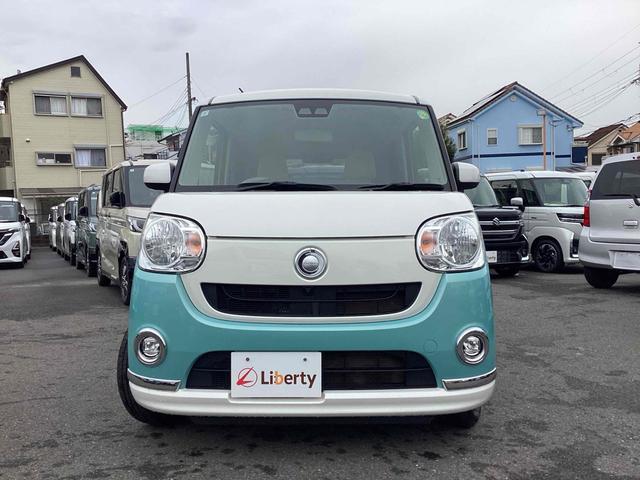 ムーヴキャンバス Ｘメイクアップリミテッド　ＳＡＩＩＩ　全周囲カメラ　両側電動スライドドア　ナビ　ＴＶ　衝突被害軽減システム　オートマチックハイビーム　オートライト　スマートキー　アイドリングストップ　電動格納ミラー　ベンチシート　ＣＶＴ　ＡＢＳ　ＥＳＣ（16枚目）