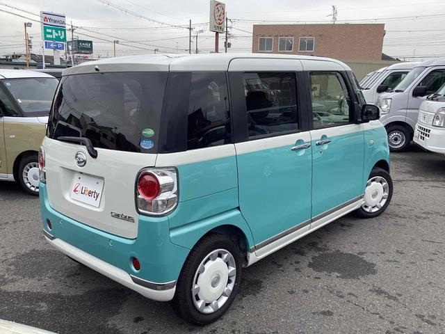 ムーヴキャンバス Ｘメイクアップリミテッド　ＳＡＩＩＩ　全周囲カメラ　両側電動スライドドア　ナビ　ＴＶ　衝突被害軽減システム　オートマチックハイビーム　オートライト　スマートキー　アイドリングストップ　電動格納ミラー　ベンチシート　ＣＶＴ　ＡＢＳ　ＥＳＣ（19枚目）