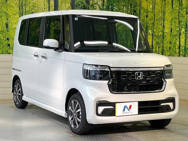 Ｎ－ＢＯＸカスタム ベースグレード　届出済未使用車　電動スライドドア　衝突被害軽減システム　レーダークルーズ　シートヒーター　コーナーセンサー　スマートキー　車線逸脱警報　オートエアコン　純正１４インチアルミ（16枚目）