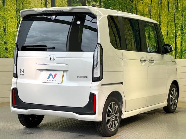 Ｎ－ＢＯＸカスタム ベースグレード　届出済未使用車　電動スライドドア　衝突被害軽減システム　レーダークルーズ　シートヒーター　コーナーセンサー　スマートキー　車線逸脱警報　オートエアコン　純正１４インチアルミ（17枚目）