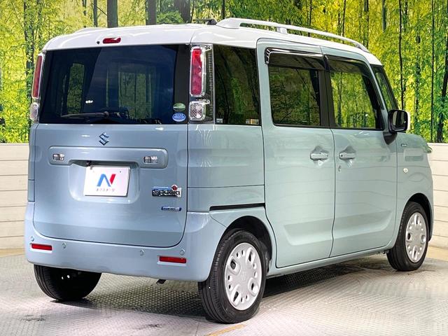 スペーシア ハイブリッドＸ　両側電動ドア　ＳＤナビ　バックカメラ　衝突被害軽減システム　禁煙車　シートヒーター　コーナーセンサー　スマートキー　ＥＴＣ　オートハイビーム　車線逸脱警報　オートライト　オートエアコン（17枚目）