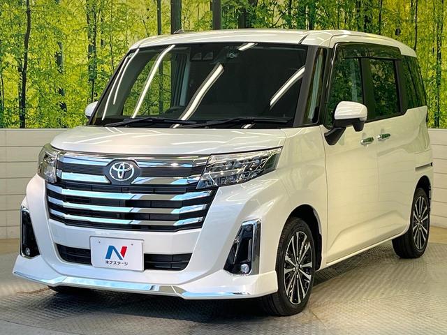 ルーミー カスタムG-T ターボ スマートアシスト 純正9型ナビ パノラマカメラ レーダークルーズ 両側電動ドア コーナーセンサー ドラレコ 純正15インチアルミ スマートキー ロールサンシェード 禁煙車 オートエアコン(32枚目)