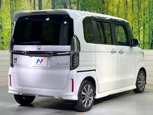 N-BOXカスタム L 両側電動ドア SDナビ バックカメラ 衝突被害軽減システム レーダークルーズ 禁煙車 ドラレコ コーナーセンサー スマートキー LEDヘッド ビルトインETC オートハイビーム 車線逸脱警報(18枚目)