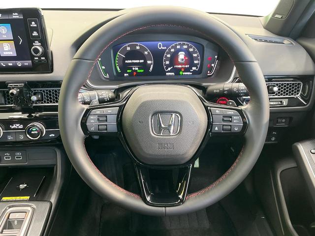 シビック e:HEV バックカメラ 衝突被害軽減システム レーダークルーズ ハーフレザーシート ドラレコ コーナーセンサー スマートキー LEDヘッド ETC2.0 オートハイビーム オートライト オートエアコン(11枚目)