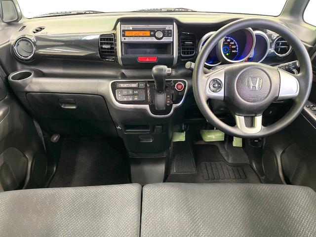 N-BOXカスタム G・Lパッケージ 禁煙車 電動スライド オートエアコン オートライト HIDヘッド スマートキー ドラレコ 電動格納ミラー CD再生 純正14インチアルミ ステアリングスイッチ アームレスト フォグランプ(2枚目)