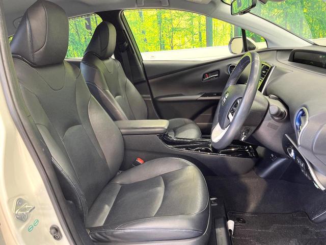 プリウス Aプレミアム ツーリングセレクション セーフティセンス 9型純正ナビ バックカメラ フルセグ ブラインドスポットモニター 駐車支援システム パワーシート シートヒーター 純正17インチアルミ LEDヘッド&フォグ オートハイビーム(8枚目)