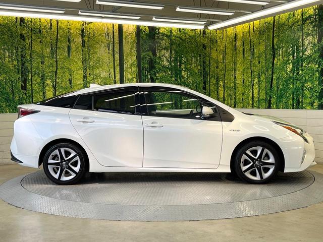 プリウス Aプレミアム ツーリングセレクション セーフティセンス 9型純正ナビ バックカメラ フルセグ ブラインドスポットモニター 駐車支援システム パワーシート シートヒーター 純正17インチアルミ LEDヘッド&フォグ オートハイビーム(34枚目)