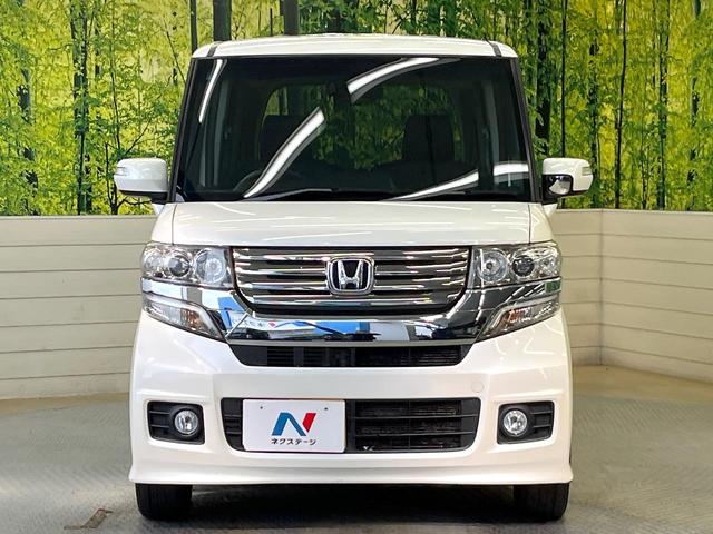 N-BOXカスタム G・Lパッケージ 電動スライドドア 純正SDナビ バックカメラ 禁煙車 スマートキー HIDヘッド ETC オートエアコン 純正14インチアルミ CD DVD再生 地デジ 電動格納ミラー(16枚目)