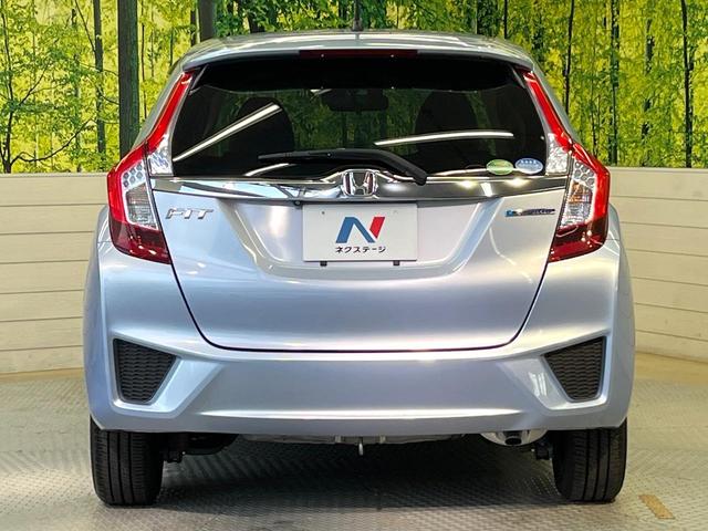 フィットハイブリッド Lパッケージ 純正ナビ バックカメラ 禁煙車 衝突軽減装置 クルーズコントロール LEDヘッド オートライト スマートキー 電動格納ミラー オートエアコン ドラレコ 純正革巻きステアリング ドアバイザー(15枚目)