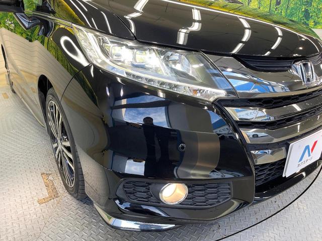 オデッセイ アブソルート SDナビ バックカメラ 禁煙車 衝突軽減装置 両側電動ドア クルーズコントロール ETC LEDヘッド オートライト ハーフレザーシート スマートキー アイドリングストップ クリアランスソナー(13枚目)