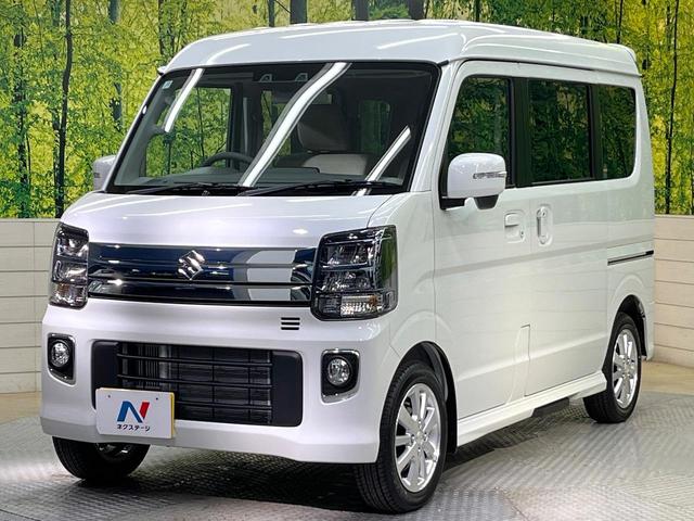エブリイワゴン PZターボスペシャル ターボ 届出済未使用車 両側電動ドア スズキセーフティサポート 電動サイドステップ リヤサーキュレーター シートヒーター コーナーセンサー スマートキー LEDヘッド オートライト オートエアコン(35枚目)