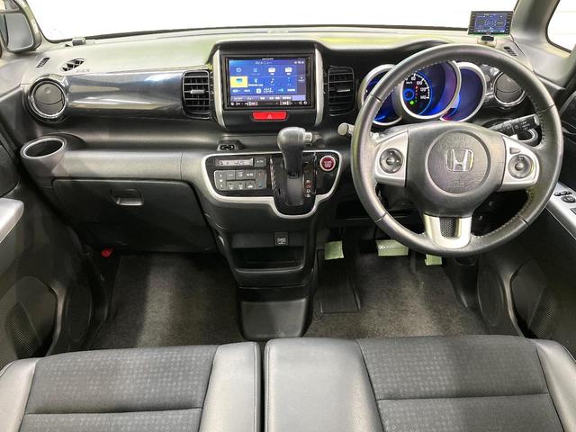 Ｎ－ＢＯＸカスタム Ｇ・ターボＬパッケージ　ターボ　両側電動ドア　バックカメラ　禁煙車　ハーフレザーシート　ドラレコ　スマートキー　ＨＩＤヘッド　クルコン　純正１５インチアルミ　オートライト　オートエアコン　Ｂｌｕｅｔｏｏｔｈ　ＣＤ（2枚目）
