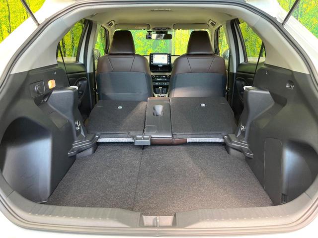 ヤリスクロス ハイブリッドＺ　バックカメラ　衝突被害軽減システム　レーダークルーズ　ステアリングヒーター　ハーフレザーシート　シートヒーター　パワーシート　ドラレコ　ＬＥＤヘッド　ビルトインＥＴＣ　純正１８インチアルミ（46枚目）