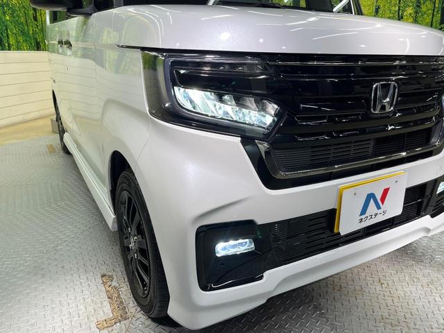 N-BOXカスタム L スタイル+ブラック ホンダセンシング アダプティブクルーズ SDナビ バックカメラ 両側電動ドア シートヒーター 禁煙車 コーナーセンサー LEDヘッド ドラレコ ETC 純正14インチアルミ ロールサンシェード(23枚目)