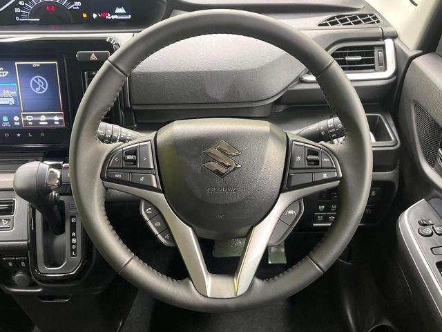 ソリオ ハイブリッドＭＺ　登録済未使用車　セーフティサポート　純正９型ナビ　全周囲カメラ　アダプティブクルーズ　ＡｐｐｌｅＣａｒＰｌａｙ　両側電動ドア　ブラインドスポットモニター　ＬＥＤヘッド＆フォグ　オートハイビーム（11枚目）