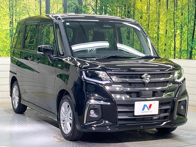 ソリオ ハイブリッドＭＺ　登録済未使用車　セーフティサポート　純正９型ナビ　全周囲カメラ　アダプティブクルーズ　ＡｐｐｌｅＣａｒＰｌａｙ　両側電動ドア　ブラインドスポットモニター　ＬＥＤヘッド＆フォグ　オートハイビーム（16枚目）