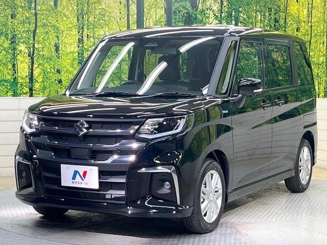 ソリオ ハイブリッドＭＺ　登録済未使用車　セーフティサポート　純正９型ナビ　全周囲カメラ　アダプティブクルーズ　ＡｐｐｌｅＣａｒＰｌａｙ　両側電動ドア　ブラインドスポットモニター　ＬＥＤヘッド＆フォグ　オートハイビーム（33枚目）