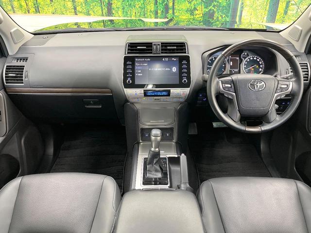 ランドクルーザープラド ＴＸ　Ｌパッケージ　サンルーフ　セーフティセンス　純正９型ディスプレイオーディオ　全周囲カメラ　レーダークルーズ　シートエアコン　パワーシート　ＬＥＤヘッド＆フォグ　オートハイビーム　純正１９インチアルミ　革シート（2枚目）