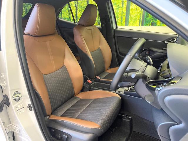 ヤリスクロス ハイブリッドZ アドベンチャー 禁煙車 純正8型ディスプレイ 2トーンカラー バックカメラ シートヒーター ハーフレザーシート Bluetooth再生 レーダークルーズ コーナーセンサー セーフティセンス ステアリングヒーター(8枚目)