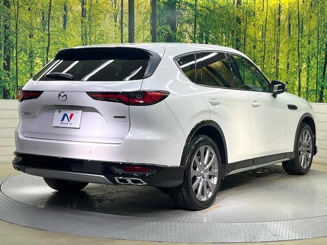 ＣＸ－６０ ＸＤ　Ｌパッケージ　純正１２．３型ナビ　全周囲カメラ　フルセグ　置くだけ充電　レーダークルーズ　電動リアゲート　全席シートヒーター　純正２０インチアルミ　革シート　ステアリングヒーター　衝突軽減システム　スマートキー（17枚目）