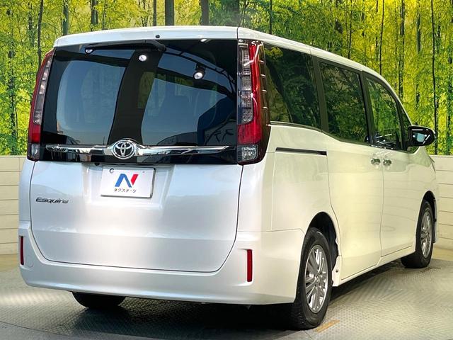 エスクァイア Gi 8型ナビ バックカメラ フルセグ 両側電動ドア シートヒーター 黒革調シート 7人乗り クルコン 禁煙車 ETC LEDヘッド 純正15インチアルミ アイドリングストップ スマートキー オートエアコン(17枚目)