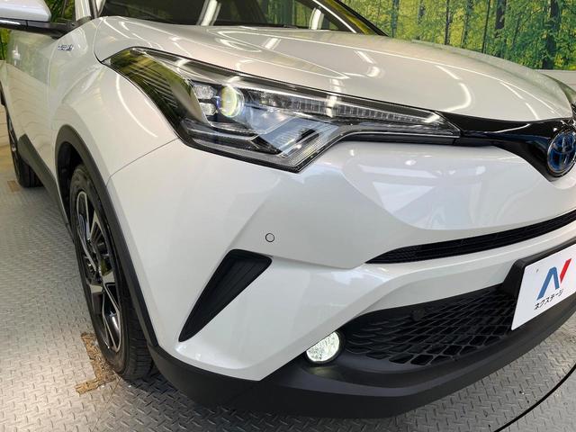 C-HR G 純正SDナビ バックカメラ 衝突被害軽減システム レザーシート コーナーセンサー デュアルエアコン LEDヘッド ETC クルコン 純正18インチアルミ 純正革巻きステアリング(26枚目)