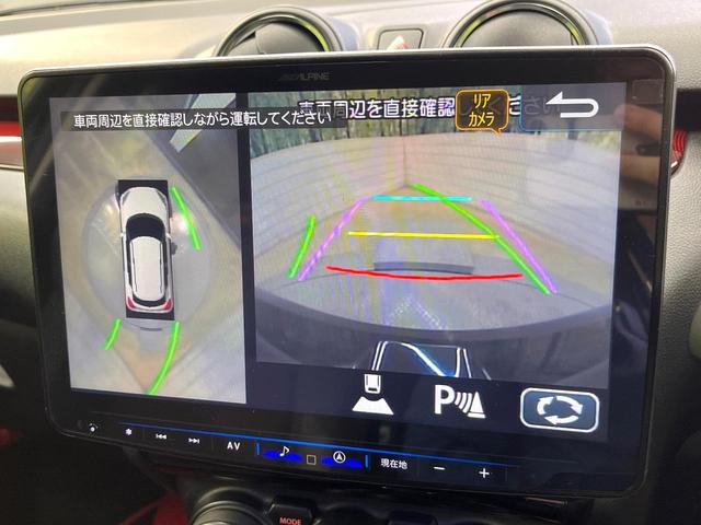 スイフトスポーツ ベースグレード セーフティサポート ALPINE11型ナビ 全周囲カメラ フルセグ レーダークルーズ シートヒーター 禁煙車 パドルシフト コーナーセンサー LEDヘッド 純正17インチアルミ スマートキー(5枚目)