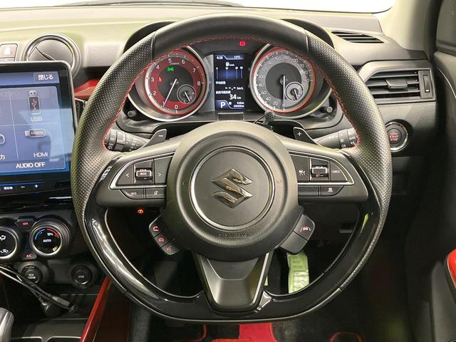 スイフトスポーツ ベースグレード セーフティサポート ALPINE11型ナビ 全周囲カメラ フルセグ レーダークルーズ シートヒーター 禁煙車 パドルシフト コーナーセンサー LEDヘッド 純正17インチアルミ スマートキー(11枚目)