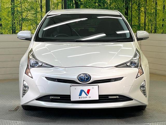 プリウス A セーフティセンス 純正9型ナビ バックカメラ レーダークルーズ 禁煙車 コーナーセンサー スマートキー LEDヘッド ビルトインETC 純正15インチアルミ オートハイビーム パークアシスト(14枚目)