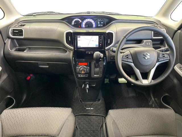 ソリオバンディット ハイブリッドＭＶ　フリップダウンモニター　デュアルカメラブレーキサポート　純正ナビ　バックカメラ　フルセグ　両側電動ドア　シートヒーター　純正１５インチアルミ　ＬＥＤヘッド　オートライト　オートエアコン　スマートキー（2枚目）