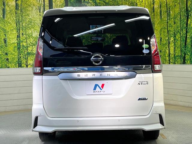 セレナ ハイウェイスター　フリップダウンモニター　エマージェンシーブレーキ　純正８型ナビ　全周囲カメラ　プロパイロット　ハンズフリー機能付両側電動ドア　純正１６インチアルミ　リアオートエアコン　ＬＥＤヘッド　スマートキー（16枚目）