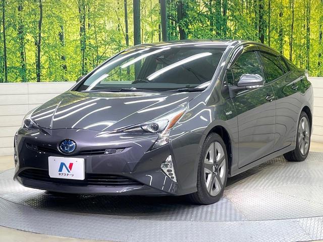 プリウス Ａ　セーフティセンス　純正９型ナビ　バックカメラ　ヘッドアップディスプレイ　ブラインドスポットモニター　レーダークルーズ　自動駐車支援　純正ＯＰ１７インチアルミ　ＬＥＤヘッド　禁煙車　ＥＴＣ　ステリモ（35枚目）