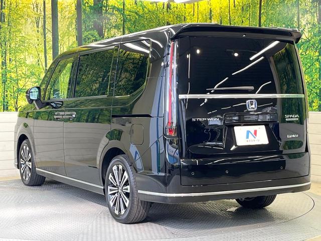 ステップワゴン ｅ：ＨＥＶスパーダ　プレミアムライン　ホンダセンシング　１１型コネクトディスプレイ　フリップダウンモニター　マルチビューカメラ　パワーバックドア　前席／２列目シートヒーター　ブラインドスポットモニター　レーダークルーズ　両側電動ドア（40枚目）