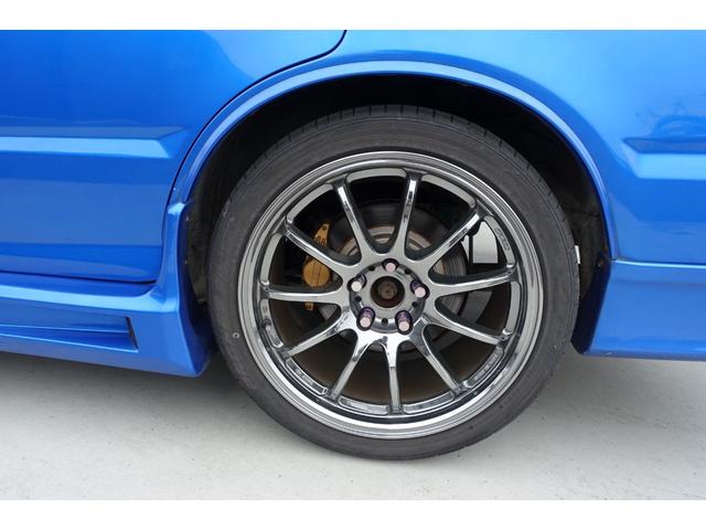 スカイライン ２５ＧＴ－Ｘターボ　５速ミッション載替公認　ベイサイドブルー　レカロシート　ＨＫＳエアクリ＆マフラー　ＴＥＩＮ車高調　ＷＯＲＫエモーションアルミホイール　ブリッツインタークーラー　フルエアロ　ＫＯＹＯラジエター（10枚目）