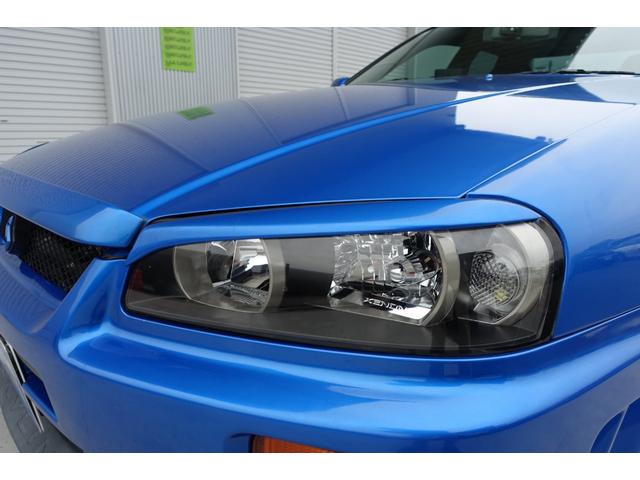 スカイライン ２５ＧＴ－Ｘターボ　５速ミッション載替公認　ベイサイドブルー　レカロシート　ＨＫＳエアクリ＆マフラー　ＴＥＩＮ車高調　ＷＯＲＫエモーションアルミホイール　ブリッツインタークーラー　フルエアロ　ＫＯＹＯラジエター（12枚目）