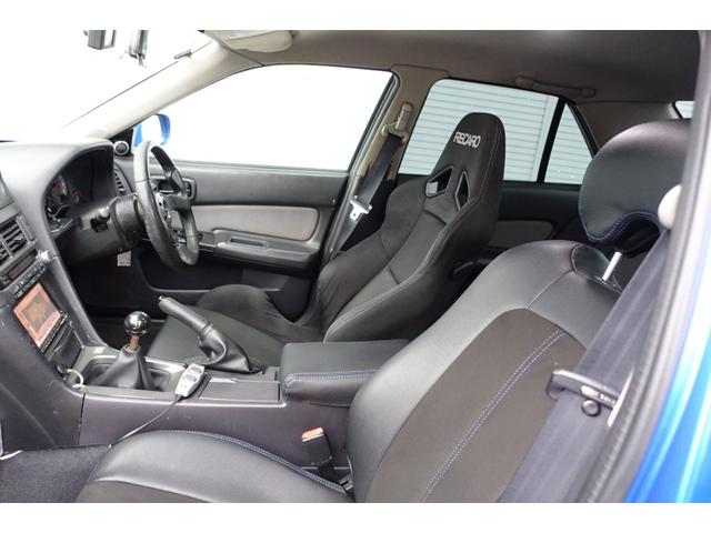 スカイライン ２５ＧＴ－Ｘターボ　５速ミッション載替公認　ベイサイドブルー　レカロシート　ＨＫＳエアクリ＆マフラー　ＴＥＩＮ車高調　ＷＯＲＫエモーションアルミホイール　ブリッツインタークーラー　フルエアロ　ＫＯＹＯラジエター（25枚目）