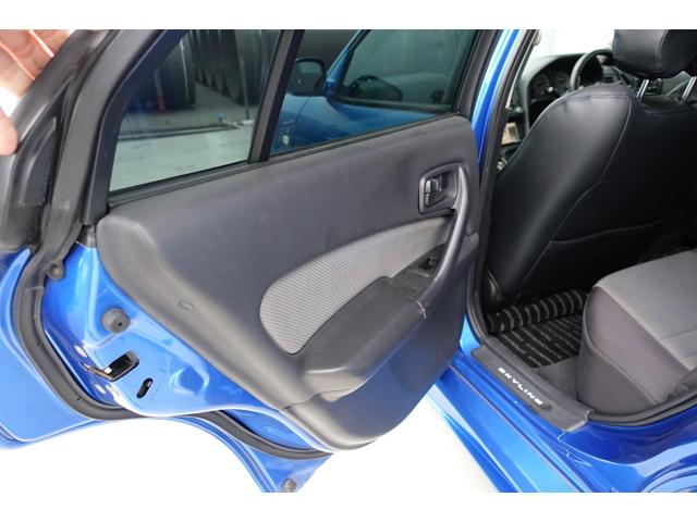 スカイライン ２５ＧＴ－Ｘターボ　５速ミッション載替公認　ベイサイドブルー　レカロシート　ＨＫＳエアクリ＆マフラー　ＴＥＩＮ車高調　ＷＯＲＫエモーションアルミホイール　ブリッツインタークーラー　フルエアロ　ＫＯＹＯラジエター（28枚目）