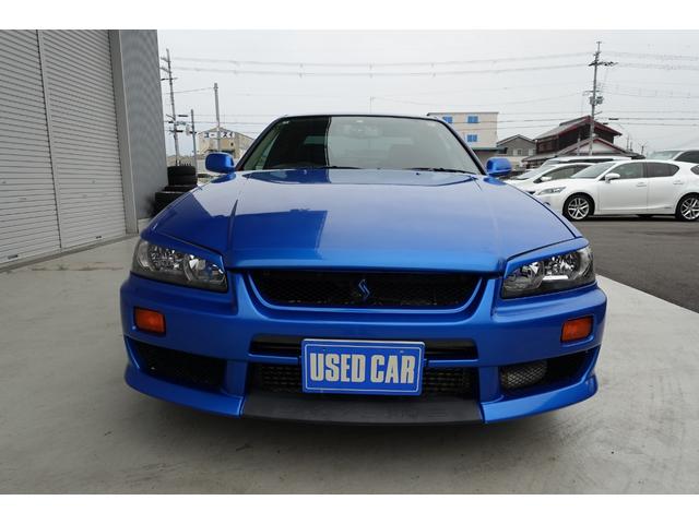 スカイライン ２５ＧＴ－Ｘターボ　５速ミッション載替公認　ベイサイドブルー　レカロシート　ＨＫＳエアクリ＆マフラー　ＴＥＩＮ車高調　ＷＯＲＫエモーションアルミホイール　ブリッツインタークーラー　フルエアロ　ＫＯＹＯラジエター（40枚目）