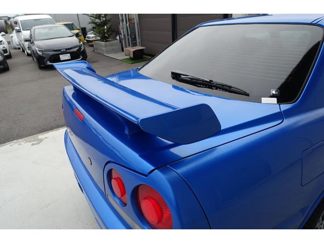 スカイライン ２５ＧＴ－Ｘターボ　５速ミッション載替公認　ベイサイドブルー　レカロシート　ＨＫＳエアクリ＆マフラー　ＴＥＩＮ車高調　ＷＯＲＫエモーションアルミホイール　ブリッツインタークーラー　フルエアロ　ＫＯＹＯラジエター（47枚目）