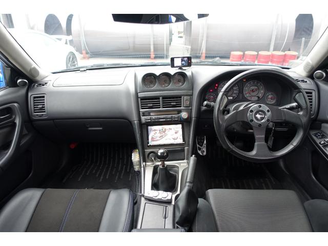 スカイライン ２５ＧＴ－Ｘターボ　５速ミッション載替公認　ベイサイドブルー　レカロシート　ＨＫＳエアクリ＆マフラー　ＴＥＩＮ車高調　ＷＯＲＫエモーションアルミホイール　ブリッツインタークーラー　フルエアロ　ＫＯＹＯラジエター（67枚目）