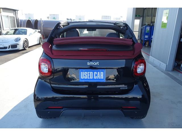 スマートフォーツーカブリオ BRABUS スポーツ ストラーダナビTV バックカメラ ブラックレザーシート シートヒーター レッドソフトトップ ETC クルーズコントロール 純正アルミホイール キーレス 保証書 取説(14枚目)