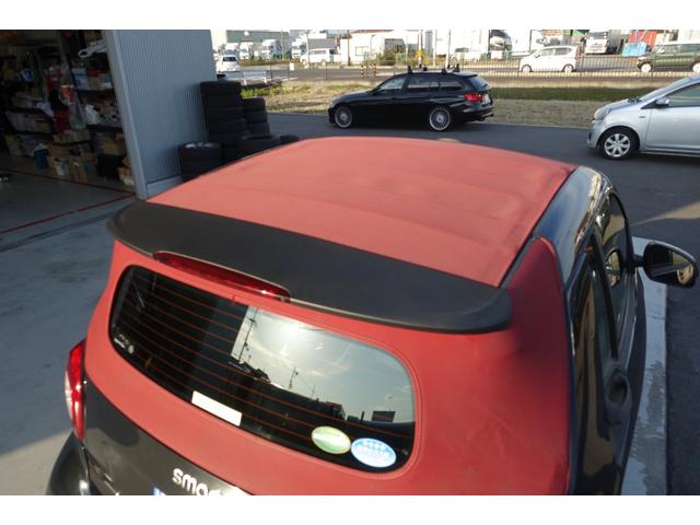 スマートフォーツーカブリオ BRABUS スポーツ ストラーダナビTV バックカメラ ブラックレザーシート シートヒーター レッドソフトトップ ETC クルーズコントロール 純正アルミホイール キーレス 保証書 取説(54枚目)