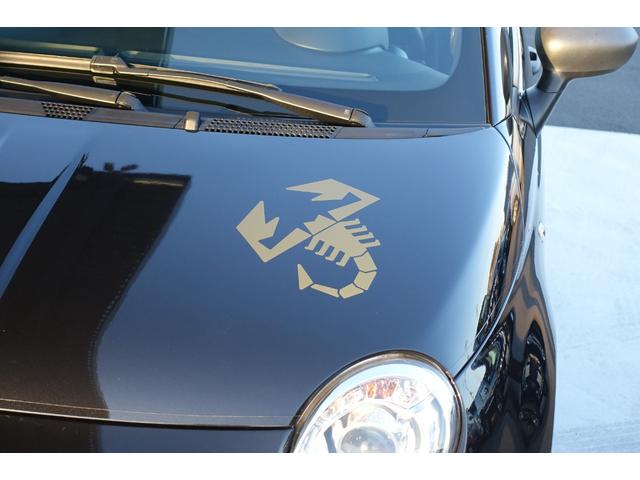 アバルト595 スコルピオーネオーロ 左ハンドル 5MT レコードモンツァマフラー Beats ハーフレザーシート デジタルインナーミラー CarPlay バックカメラ ETC キーレス スペアキー 保証書 取説(4枚目)